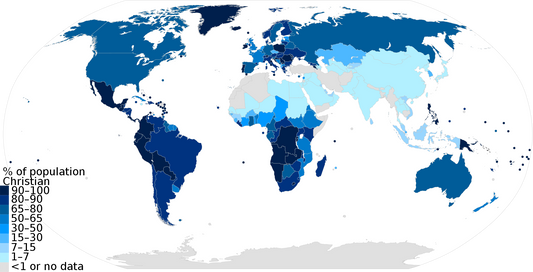 World Christian population